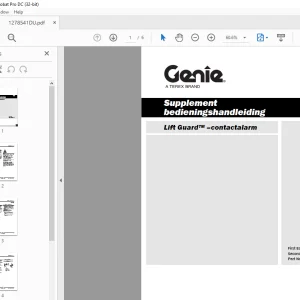 Genie AWP Super Series bedieningshandleiding 145356DU - PDF DOWNLOAD
