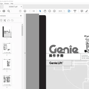 Genie Lift 操作手冊 35566CT - PDF DOWNLOAD