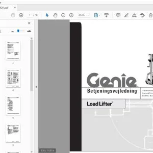 Genie Load Lifter Betjeningsvejledning  82299DA - PDF DOWNLOAD