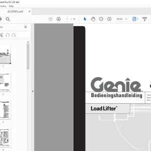 Genie Loadlifter Bedieningshandleiding 82299 - PDF DOWNLOAD