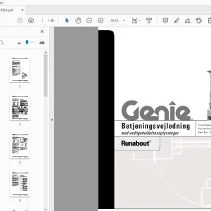 Genie Runabout Betjeningsvejledning  72129DA - PDF DOWNLOAD