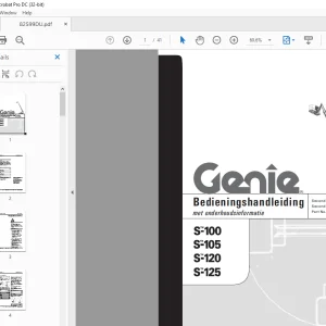 Genie S-100 S-105 S-120 S-125 Bedieningshandleiding 82599DU - PDF DOWNLOAD