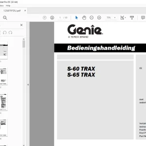 Genie S-60 TRAX S-65 TRAX Bedieningshandleiding 1258797DU - PDF DOWNLOAD