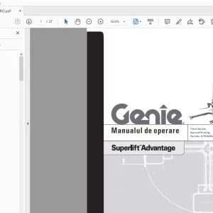 Genie Superlift Advantage Manualul de operare 97550RO - PDF DOWNLOAD