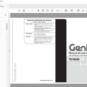 Genie TZ-34/20 Manual do operador 133554PB - PDF DOWNLOAD