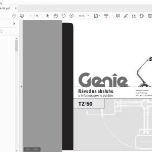Genie TZ-50 Návod na obsluhu 114164SK - PDF DOWNLOAD