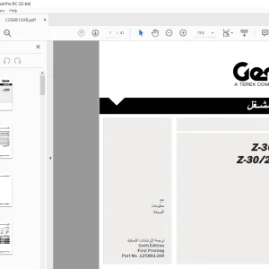 Genie Z-30/20N Z-30/20N RJ دليل المشغل - PDF DOWNLOAD