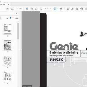 Genie Z-34/22 IC Betjeningsvejledning  43655DA - PDF DOWNLOAD