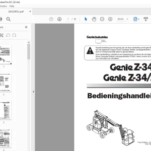 Genie Z-34/22 Z-34/22N Bedieningshandleiding - PDF DOWNLOAD