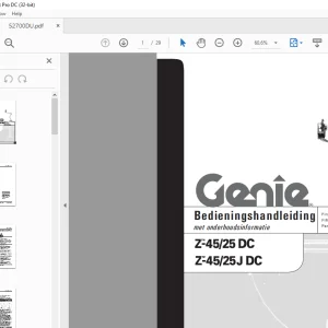 Genie Z-45/25 DC Z-45/25J DC Bedieningshandleiding - PDF DOWNLOAD
