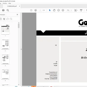 Genie Z-45/25 Z-45/25J DC Power Bi-Energy Power دلیل المشغل  - PDF