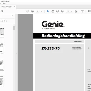 Genie GS™-1330m Bedieningshandleiding 1301859 - PDF DOWNLOAD