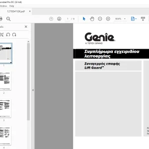 Genie AWP Super Series Εγχειρίδιο Λειτουργίας 145356GK - PDF DOWNLOAD