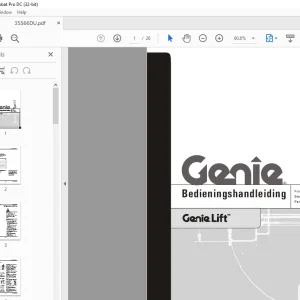 GenieLift Bedieningshandleiding 35566DU - PDF DOWNLOAD