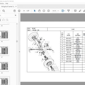 Hangcha Forklift 5-10t R series Parts Manual - PDF DOWNLOAD