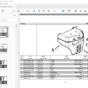Hangcha Forklift R series R4-X5T Parts Manual - PDF DOWNLOAD