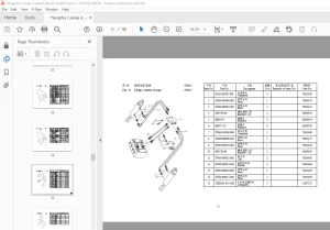 Hangcha J Series 4 Wheel Electric Forklift Truck 1-3.5t Parts Manual PDF