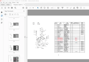 Hangcha J2 Series 4 Wheel Electric Forklift Truck 1-3.5t Parts Manual PDF