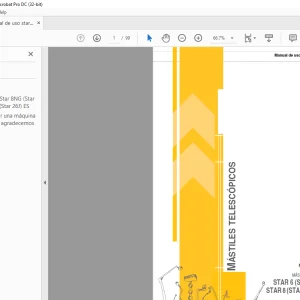 Haulotte STAR 6 (STAR 13) - STAR 6P STAR 8 (STAR 22J) - STAR 10 (STAR 26J) Manual de uso PDF