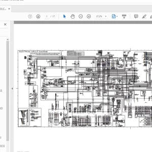 Hitachi ZX300LC-7 300LCN-7 HYDRAULIC Circuit Diagram  Manual  - PDF DOWNLOAD