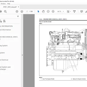 Isuzu 4HK1, 6HK1 Diesel Engine Workshop Manual - PDF DOWNLOAD 