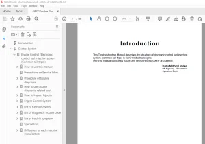 Isuzu Hitachi 6WG1 Engine Troubleshooting Manual - PDF DOWNLOAD