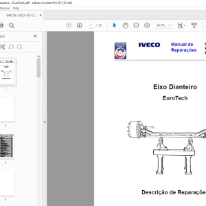 Iveco EuroTech Eixo Dianteiro Manual de Reparações - PDF DOWNLOAD