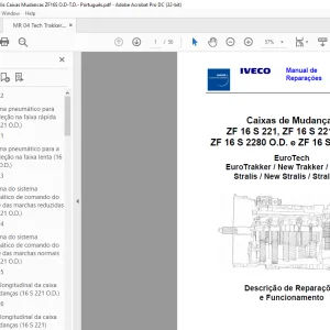 Iveco EuroTech EuroTrakker/New Trakker/Trakker Stralis/New Stralis/Stralis NR Manual de Reparações PDF
