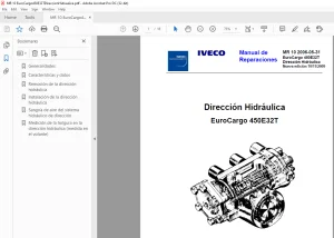Iveco MR 10 EuroCargo 450E32T Dirección Hidráulica - PDF DOWNLOAD