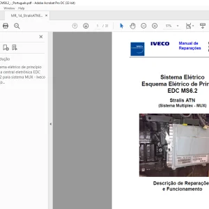 Iveco MR 14 Stralis ATN EDC MS6.2 Manual de Reparações - PDF DOWNLOAD
