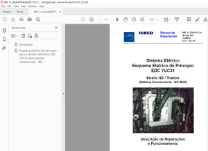 Iveco MR 14 Stralis HD / Trakker EDC 7UC31 Manual de Reparações - PDF