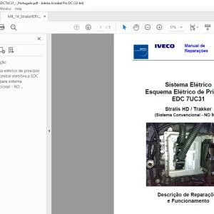 Iveco MR 14 Stralis HD / Trakker EDC 7UC31 Manual de Reparações - PDF DOWNLOAD