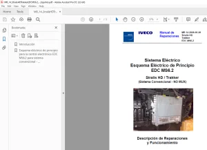 Iveco Stralis HD / Trakker EDC MS6.2 Manual de Reparaciones MR 14 2008-06-28 PDF