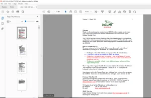 Jaguar 2.9 & 3.6 Litre Saloons Serial No. RTC9893CB Parts Manual - PDF DOWNLOAD