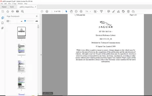 Jaguar JLR 14 31 10_2E Electrical Reference Library XF VIN:R47154 Parts Manual PDF