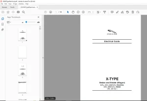 Electrical Guide for Jaguar X-Type (2.0L, 2.5L, 3.0L, 2.2L) Manual PDF