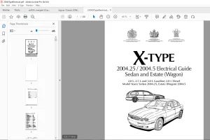 Jaguar X-Type 2.0 L,2.5 L & 3.0 L Gasoline 2.0 L  Electrical Guide Manual