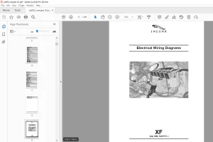 Jaguar XF(2a) Electrical Wiring Diagrams Manual S. No VIN S20753 - PDF