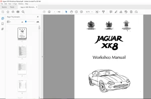 Jaguar XK8 Workshop Manual - PDF DOWNLOAD