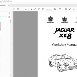 Jaguar XK8 Workshop Manual - PDF DOWNLOAD