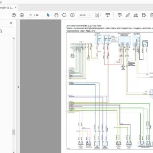 Jeep Wrangler JL L4-2.0L Turbo Wiring Diagram Manual 2019 - PDF DOWNLOAD