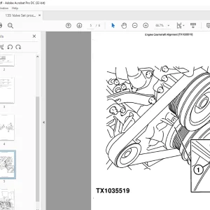 John Deere 135D Engine Excavator Operation and Test Manual TM10742 - PDF