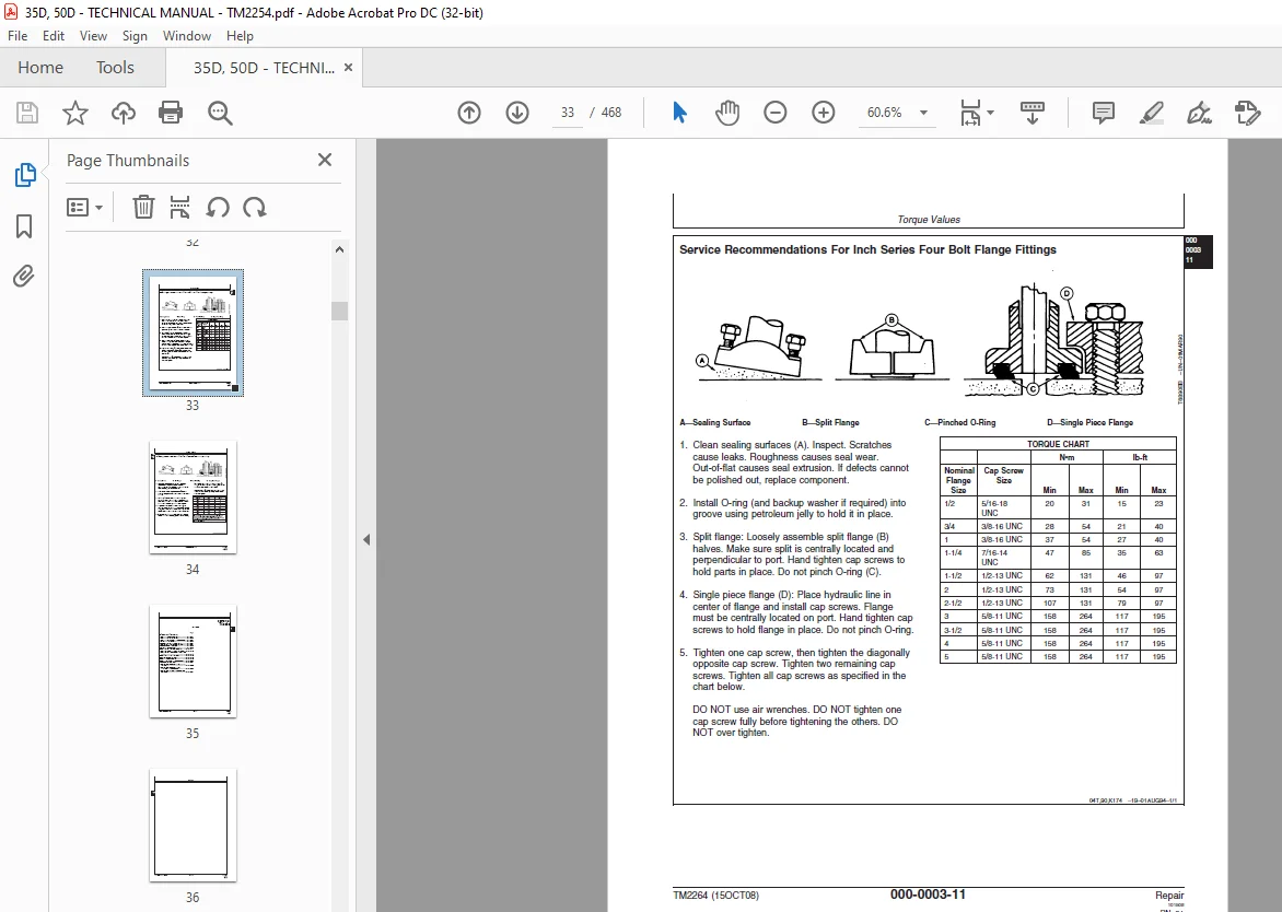 John Deere 35D and 50D Excavator Repair Technical Manual TM2264 - PDF DOWNLOAD - Image 3