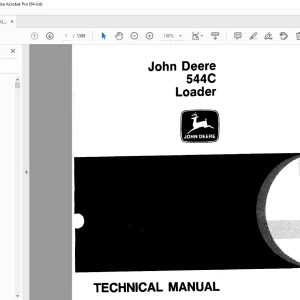 John Deere 624J Loader Operation and Test Technical Manual SN 611797 PDF
