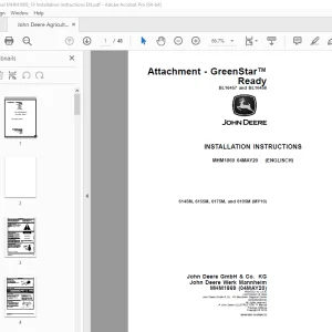John Deere 6145M, 6155M, 6175M & 6195M (MY19) Instruction Manual PDF