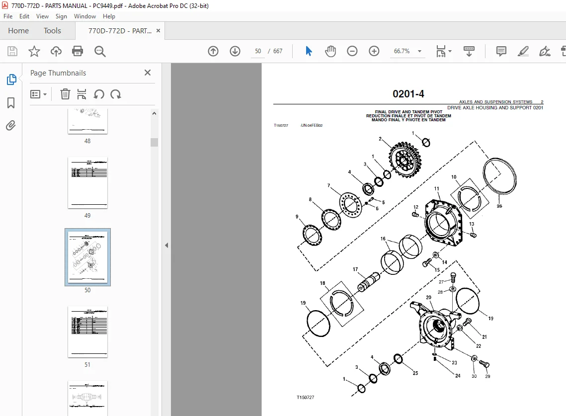 John Deere 770D and 772D Motor Graders Parts Manual PC9449 - PDF DOWNLOAD - Image 3