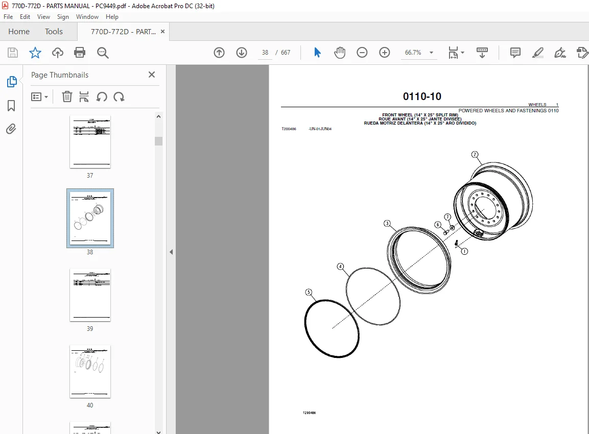 John Deere 770D and 772D Motor Graders Parts Manual PC9449 - PDF DOWNLOAD - Image 4