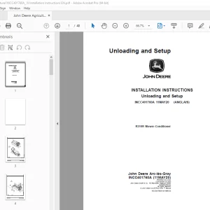 John Deere INCC401760A Installation Instruction Manual PDF