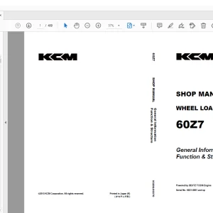Hitachi ZX 350LC-7 350LCN-7 Hydraulic Excavator WORKSHOP MANUAL PT WDD750-EN-00 PDF