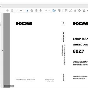 KCM 60Z7 Wheel Loader DEUTZ TCD36 Engine Shop Manual - PDF